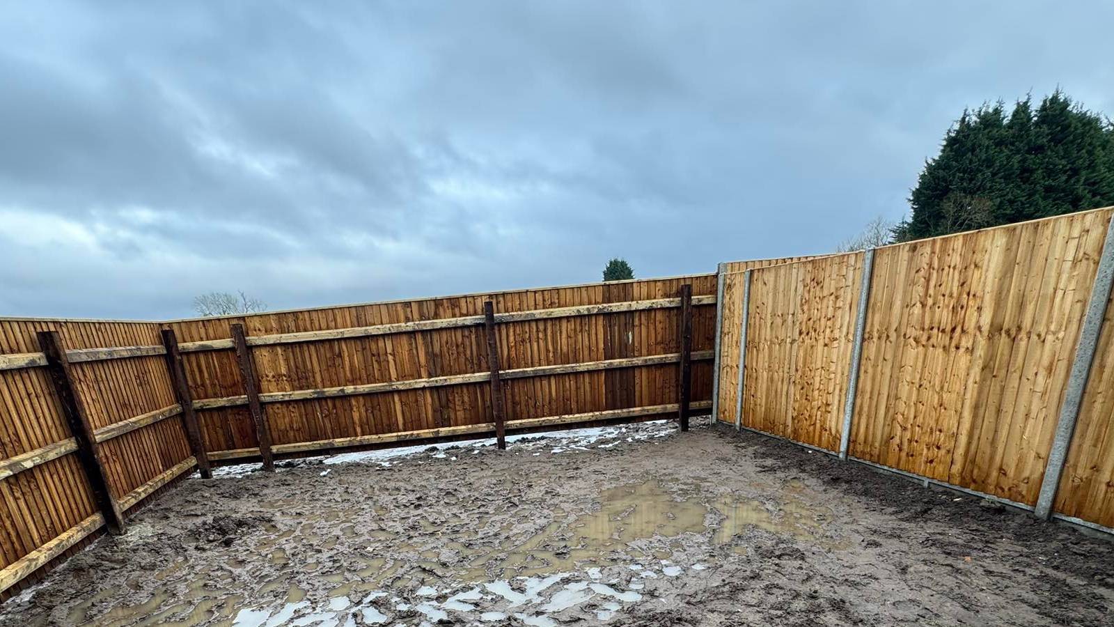 Fencing installation in Oakwood, Derby
